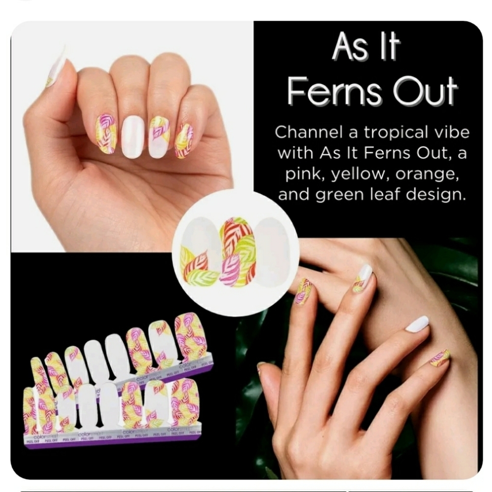COLOR STREET NAIL WRAPS AS IT FERNS OUT NEW IN PACKAGE